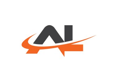 AL logosu ikinci vektör şablon tasarımı