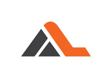 AL logosu ikinci vektör şablon tasarımı