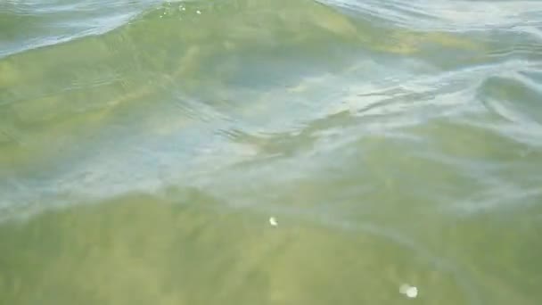 Vand i søen. Tekstur af vand. – Stock-video