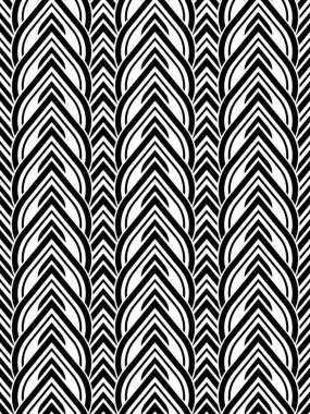 Kusursuz vektör deseni kumaş dokusunu anımsatıyor. Monokrom görüntüsü. Geometrik desen.