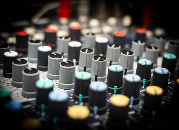 Mixing Table Music Composer Home Studio — Stock Photo, Image