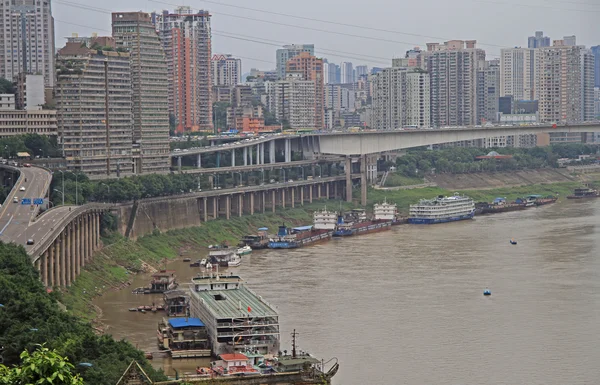 Gród miasta Chongqing, Chiny — Zdjęcie stockowe