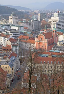 Cityscape Ljubljana, Castle hill göster