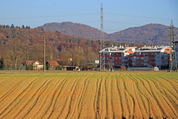 Liten by nästan Ljubljana, Slovenien — Stockfoto