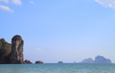 sahne cliff neredeyse Ao Nang Krabi il