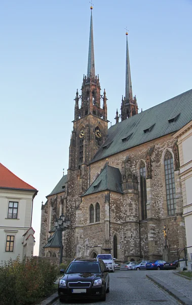 Katedrála svatého Petra a Pavla v Brně — Stock fotografie
