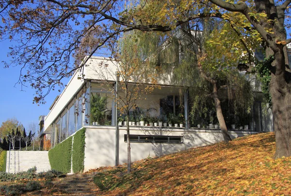 Villa Tugendhat, the historical building in Brno — Stock Photo, Image