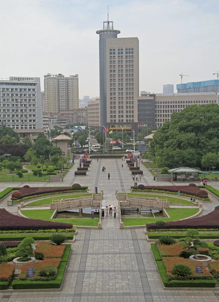 Площадь в музее провинции Хубэй — стоковое фото