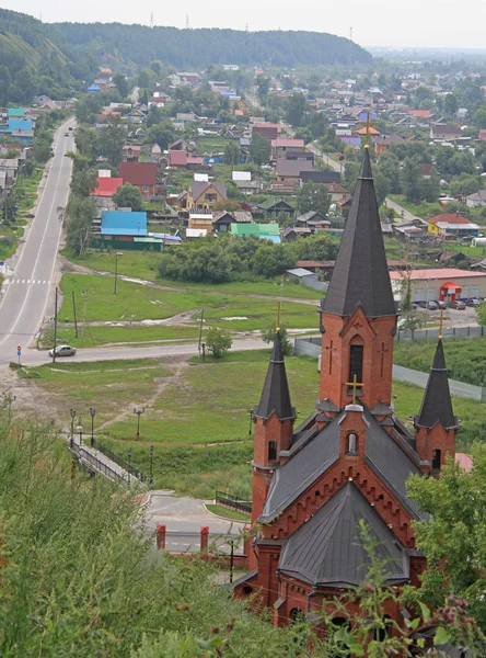 Uma das muitas igrejas em Tobolsk — Fotografia de Stock