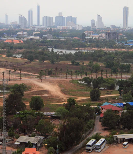 El paisaje urbano de la ciudad Pattaya — Foto de Stock