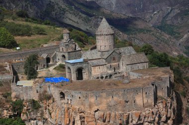Ermenistan güneyinde üzerinde Tatev manastır