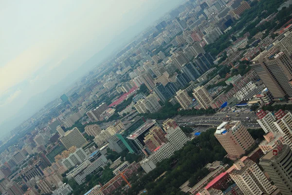 Vista de Pequim da torre de TV da cidade — Fotografia de Stock