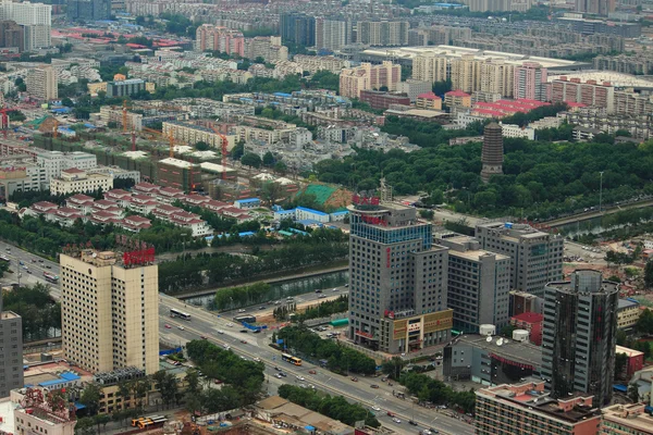 View of Beijing from city TV tower — Stock Photo, Image