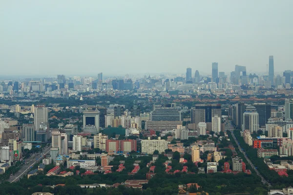 Άποψη του Πεκίνου από Πύργος Tv της πόλης — Φωτογραφία Αρχείου