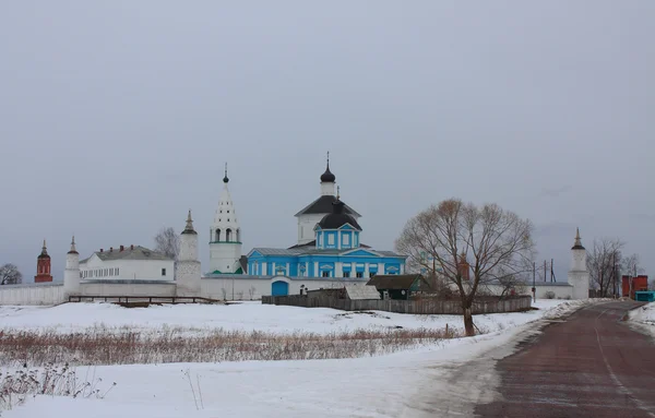 Monastero di Bobrenev a Kolomna, giornata invernale — Foto Stock