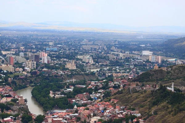 Vista aérea de Tiflis, Georgia — Foto de Stock