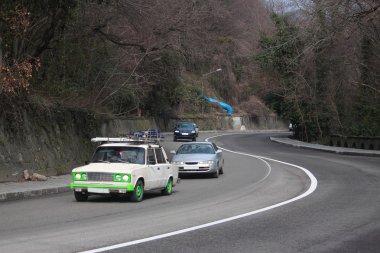Matsesta, Sochi içinde dolambaçlı yol