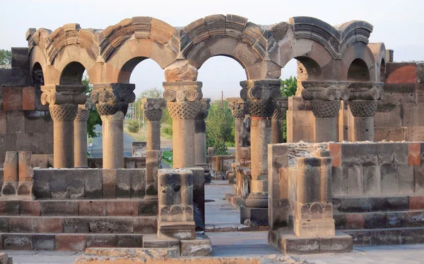 Ruïnes van Zvartnots in de buurt van Yerevan — Stockfoto