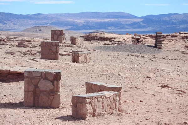 Ruínas perto de valley de la luna, região de Atakama — Fotografia de Stock