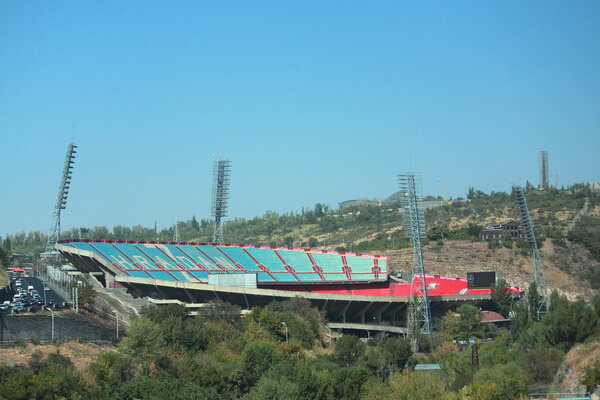 stadium Hrazdan in Yerevan, Armenia