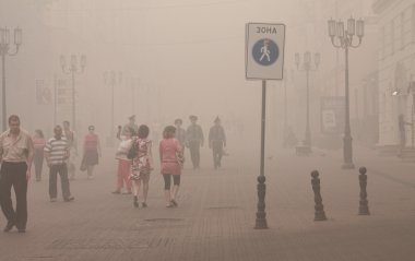 çok güçlü smog Nijniy Novgorod