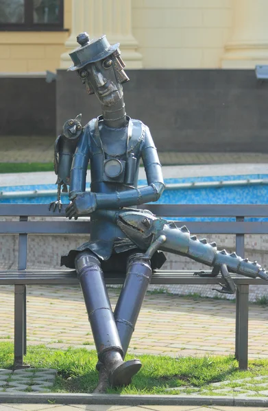 Estatua del fotógrafo Goga en Sochi — Foto de Stock