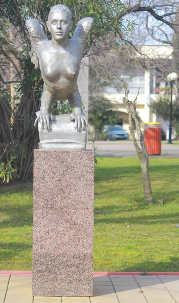 Скульптура сирина в Сочи — стоковое фото