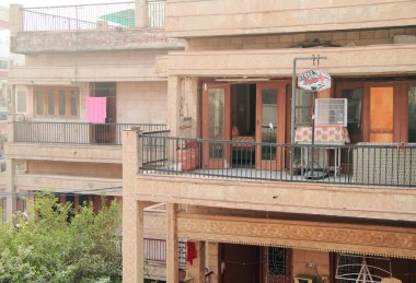 balkon Delhi bazı yoksul bölgesi