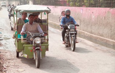 yol durumunu Delhi bazı yoksul bölgesi
