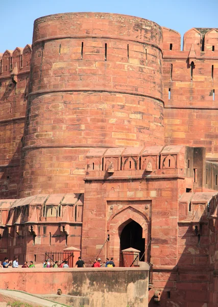 Fort Agra, Uttar Pradesh, Indie — Zdjęcie stockowe