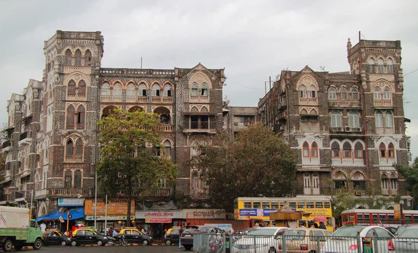 Schilderachtige redidential huis in gotische stijl, Mumbai — Stockfoto