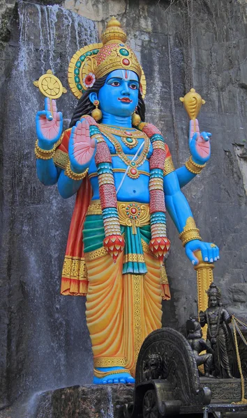 Estátua de Krishna quase cavernas Batu — Fotografia de Stock