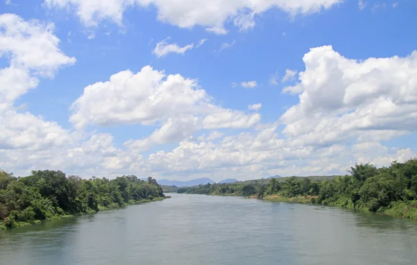 Fluss Mekong fast vang vieng — Stockfoto