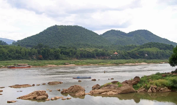 Rivière Mékong près de Luang Prabang — Photo