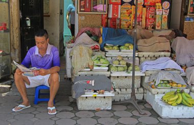 sebze ve meyve ile stand