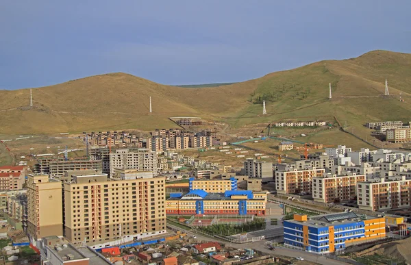 View of Ulan Bator from mountain Zaisan — Stock Photo, Image