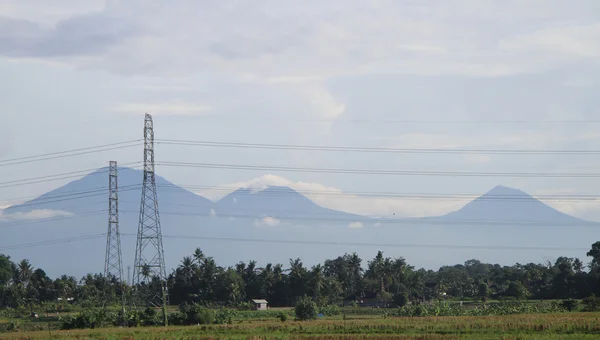 Krajobraz na wyspie Bali, Indonezja — Zdjęcie stockowe