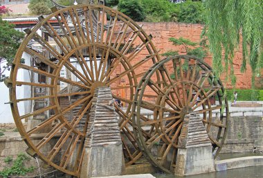 Watermill Lijiang, Çin için sokakta