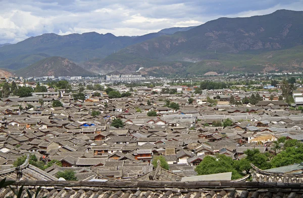 Vista aérea de Lijiang, China — Fotografia de Stock