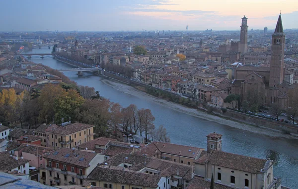 Vista aérea de Verona, Italia —  Fotos de Stock
