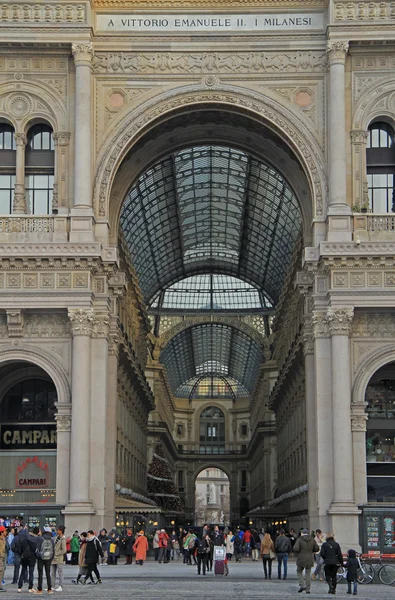 Galleria Vittorio Emanuele II στο Μιλάνο — Φωτογραφία Αρχείου