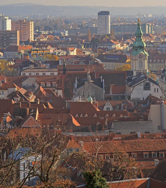 View of historical center in Graz — Stock Photo, Image