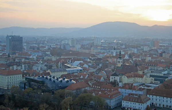 Cityscape of city Graz, the capital, Styria — Stock Photo, Image