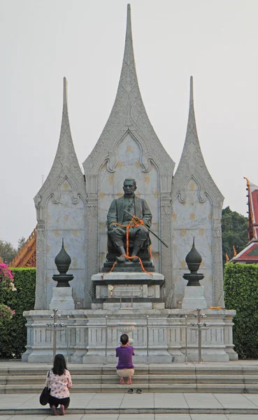 Monumento Real Rey Rama 3 en Bangkok — Foto de Stock