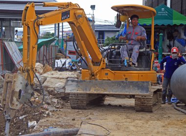 adam güç kürek Bangkok, Tayland için çalışıyor