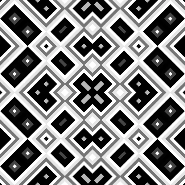 Seamless black and white geometric background