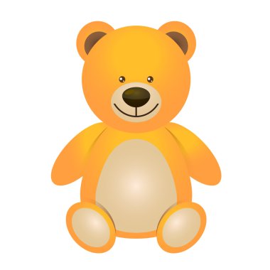 Oyuncak ayı - çocuklar için oyuncak çizimi