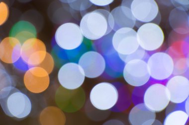 Bulanık ışıklar bokeh