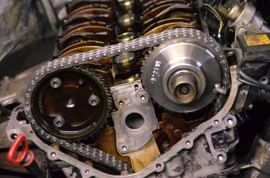 Görünüm içinde araba motoru dişli kam mili hidro SUBAP FİNCANI