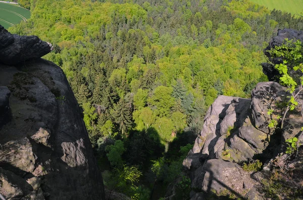 Lilienstein - saxiska Schweiz, Tyskland — Stockfoto